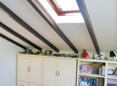child 's room in the attic